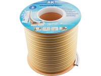 Tesnenie okien a dverí EPDM - D-profil, biela 100 m