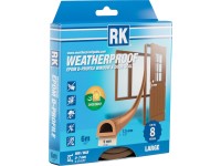 Tesnenie okien a dverí EPDM - D-profil, hnedá 6 m