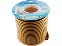 Těsnění oken a dveří EPDM - D-profil, hnědá 100 m