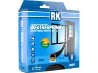 Těsnění oken a dveří EPDM - D-profil, černá 25 m