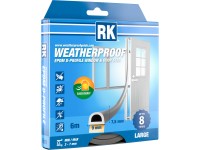 Těsnění oken a dveří EPDM - D-profil, šedá 6 m