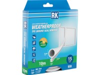 Drážkové těsnění pro okna - O-profil, bílá 8 mm 10 m