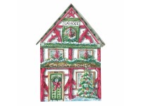 Vánoční čajový domek plný čajů