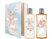 SK Darčeková sada kniha - Anjelské objatie - sprchový gel 250 ml, vlasový šampón 250 ml