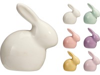 Zajíc porcelán 55x32x68mm mix barev
