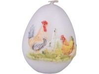 Vajíčko 60mm Easter Garden Slepice, svíčka
