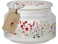 Emocio Sklo 100x79 mm so skleneným viečkom Flower Lover, vonná sviečka