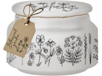 Emocio Sklo 100x79 mm so skleneným viečkom Botanical Garden, vonná sviečka