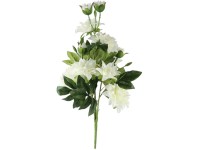 Umelé kvety, plast 400mm georgína zväzok 5ks, mix farieb