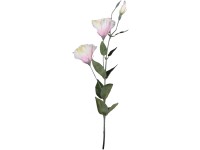 Umelé kvety, plast 780mm eustoma, ružová