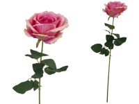 Umelé kvety, plast 400mm ruža, mix farieb