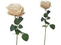 Umelé kvety, plast 400mm ruža, mix farieb