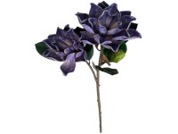 Művirágok, műanyag 400mm magnólia, lila