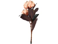 Művirágok, műanyag 400 mm-es magnólia köteg 7 db, színmix