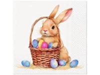 Szalvéták 20 db-os Nyuszi 33x33 cm