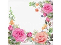 Obrúsky 20ks Gentle bloom 33x33 cm