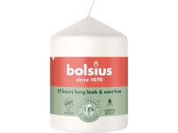 Bolsius Valec 58x80 mm Cloudy White, biela sviečka
