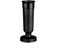 Madonna temetői műanyag váza 30 cm-es súllyal - fekete