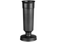 Madonna temetői műanyag váza 30 cm-es súllyal - grafit