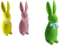 Műanyag nyúl 80x100x290mm, vegyes színekben