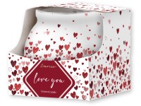 Emocio Sklo Dekor 80x72 mm Love you, vonná sviečka