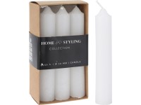 Sviečky parafín 6ks 66x43x125mm, biela