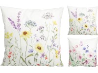 Vankúš polyester 450x450mm kvetinový vzor mix, farebná