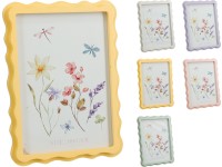 Fotorámik drevo 130x15x180mm motív kvetov a vážok mix, farebná