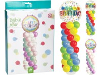 Party műanyag lufik szett 150x200mm, vegyes színekben
