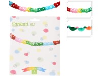 Girlanda Párty papier 6000 mm mix, farebná