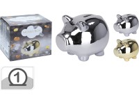 Malacpersely dolomit 115x91x91mm ezüst/arany mix