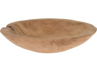 Miska drevo 190x40mm, prírodná