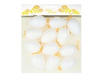 Műanyag tojástartó 60 mm, 12 db fehér