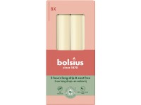 Bolsius Domácí 8ks 20x170 Soft Pearl svíčky, sl.kost