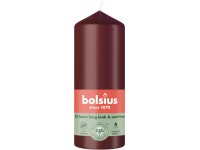 Bolsius Válec 58x150 Velvet Red svíčka, bordó