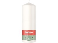 Bolsius Válec 68x200 Cloudy White svíčka, bílá