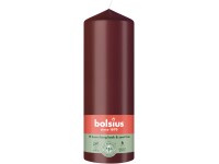 Bolsius Válec 68x200 Velvet Red svíčka, bordó