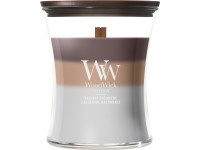 WoodWick Trilogy Radiant Cashmere közepes gyertya