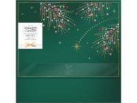 Yankee Candle Vánoční dárková sada střední svíčka + reed difuzér 100 ml