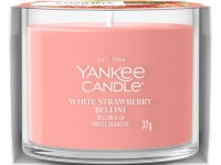 YANKEE CANDLE VOTIVNÍ SVÍČKA VE SKLE WHITE STRAWBERRY BELLINI