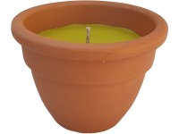 Citronela terakota 93x70 mm, vonná svíčka