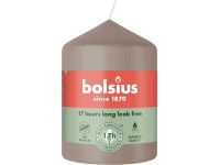 Bolsius Valec 58x80 Light Taupe sviečka, hnedosivá