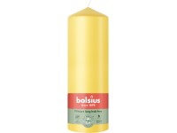 Bolsius Valec 68x200 Sunny Yellow sviečka, žltá