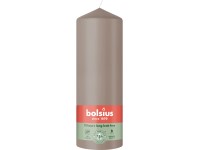 Bolsius Valec 68x200 Light Taupe sviečka, hnedosivá