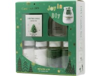 Darčeková sada zelená - sviečka + granulovaný vosk