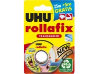 UHU Rollafix Transparent 19 mm × 25 m + 5 m SpongeBob – lepiaca páska