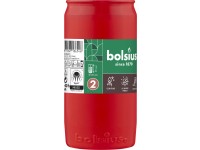 Bolsius kompozitní 48x95 mm 40h. červená víčko papír