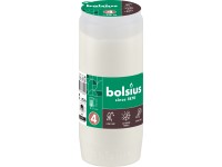 Bolsius kompozitní 57x140 mm 75h. bílá víčko papír