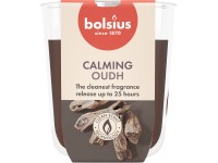 Bolsius Sklo 73 x 80 mm True Scents Oud Wood, vonná sviečka