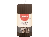 Bolsius Valec ryhovaný 58x120 mm True Scents Oud Wood, vonná sviečka